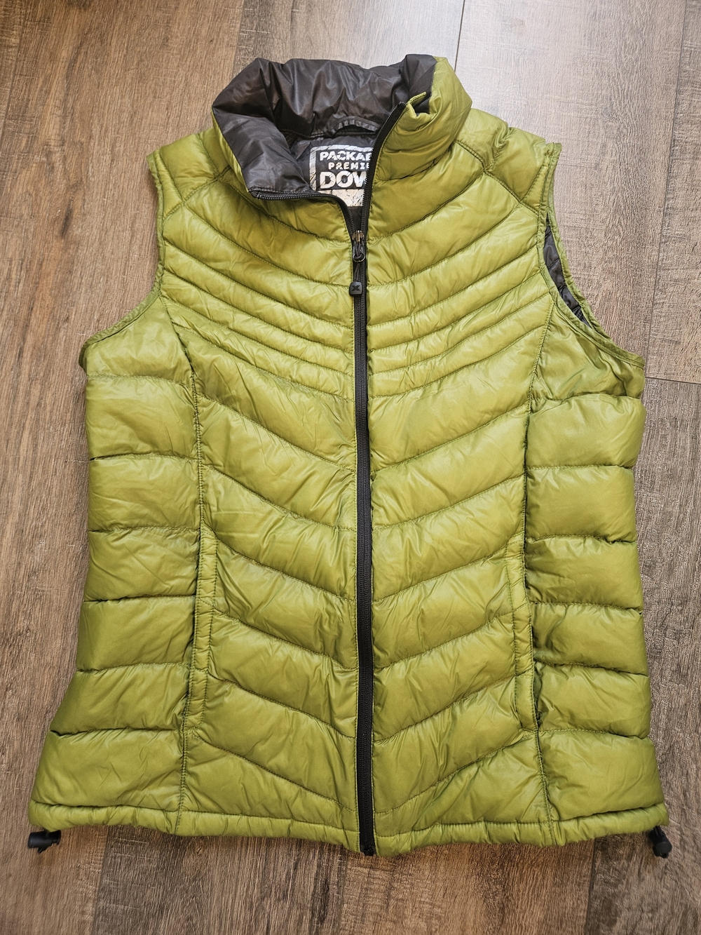 Xersion Olive Green Packable Premium Down Jacket